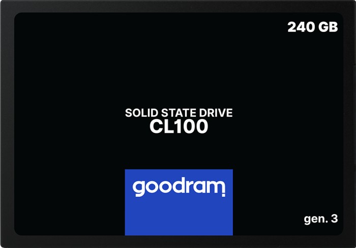 GOODRAM SSD CL100 Gen3 - 240GB SATA III 2,5 RETAIL