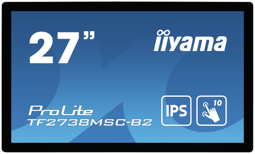 iiyama ProLite LED tactile - Open Frame - 27&quot; FHD - Dalle IPS, 5 ms, Interfaces : 1x DVI / 1x HDMI / 1x DisplayPort, Noir