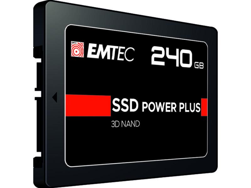 EMTEC X150 Power Plus 3D NAND - Disque SSD - 240 Go - interne - 2.5&quot; - SATA 6Gb/s