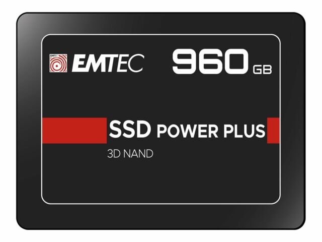 EMTEC X150 Power Plus 3D NAND - SSD - 960 Go - interne - 2.5&quot; - SATA 6Gb/s