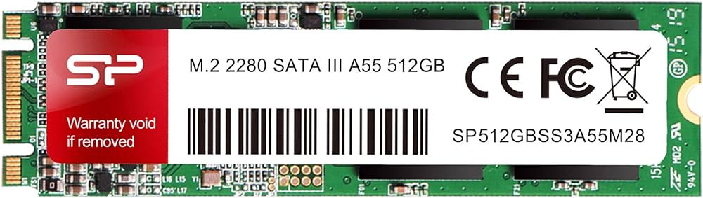 SILICON POWER ACE A55, M.2 2280, 512 Go, PCIe 3.0 x4 / NVMe