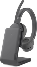 [4XD1C99222] Lenovo Go Wireless ANC Headset avec socle de charge  Micro-casque sans fil / filaire - Certifié Teams, Interface USB-C / Bluetooth, Suppresseur de bruit actif, Noir tonnerre