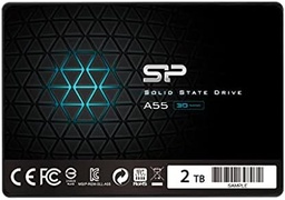 [SP002TBSS3A55S25] SILICON POWER 2.5&quot; SATA SSD, A55, 2 To, TLC, std